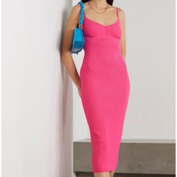 rag & bone Asher backless knitted midi Women's dress Size: XS - Picture 2 of 5